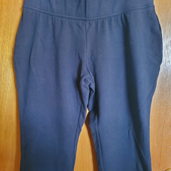 Lands End Starfish slim leg black women's pants size small - Picture 2 of 6